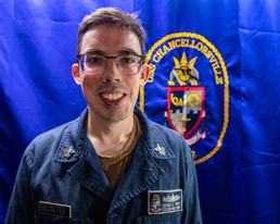 Avon, Indiana, Native serves aboard USS Chancellorsville while conducting operations in the Philippine Sea