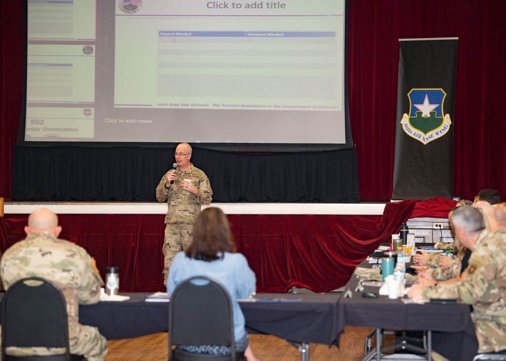 502 Air Base Wing Senior Leader Orientation