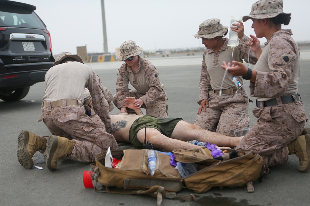 DVIDS - Images - Heat Casualty Drill During Native Fury 22 [Image 1 of 5]