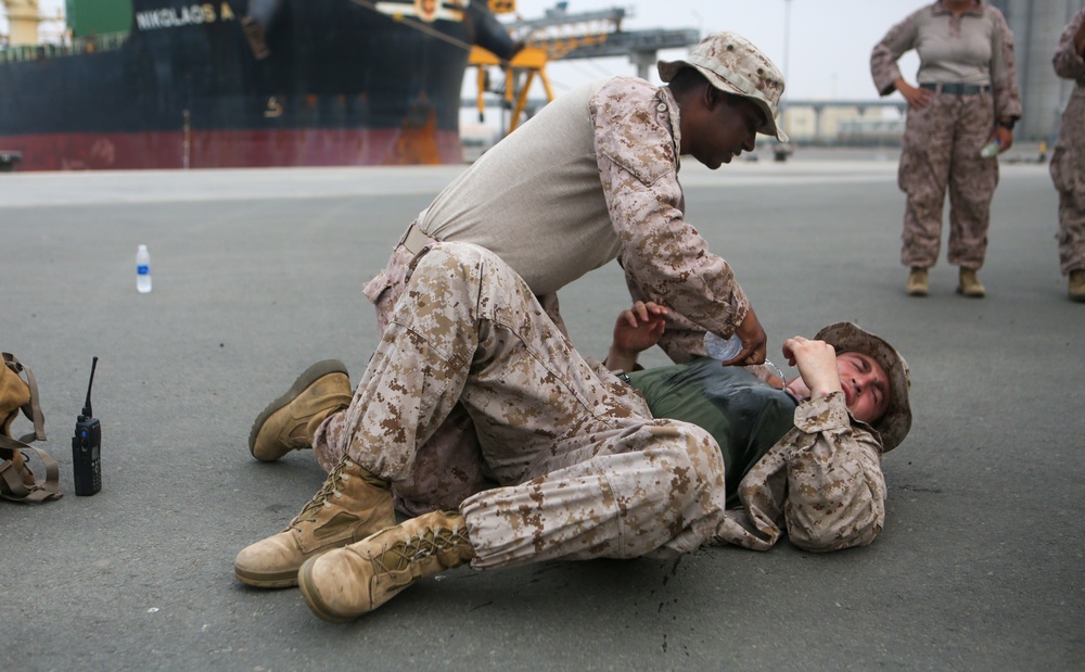 Heat Casualty Drill During Native Fury 22