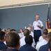 Coast Guard members gather for all-hands meeting during Grand Haven Coast Guard Festival