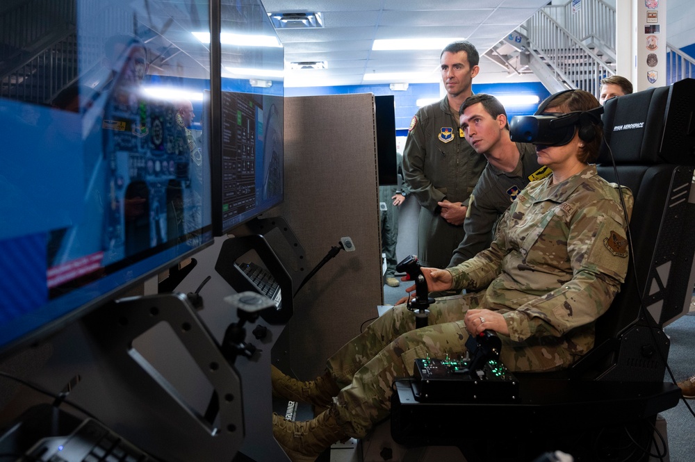 CMSAF JoAnne Bass Visits Laughlin Air Force Base 2022