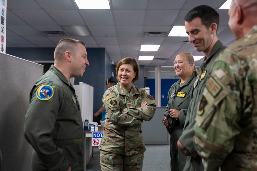 CMSAF JoAnne Bass Visits Laughlin Air Force Base 2022