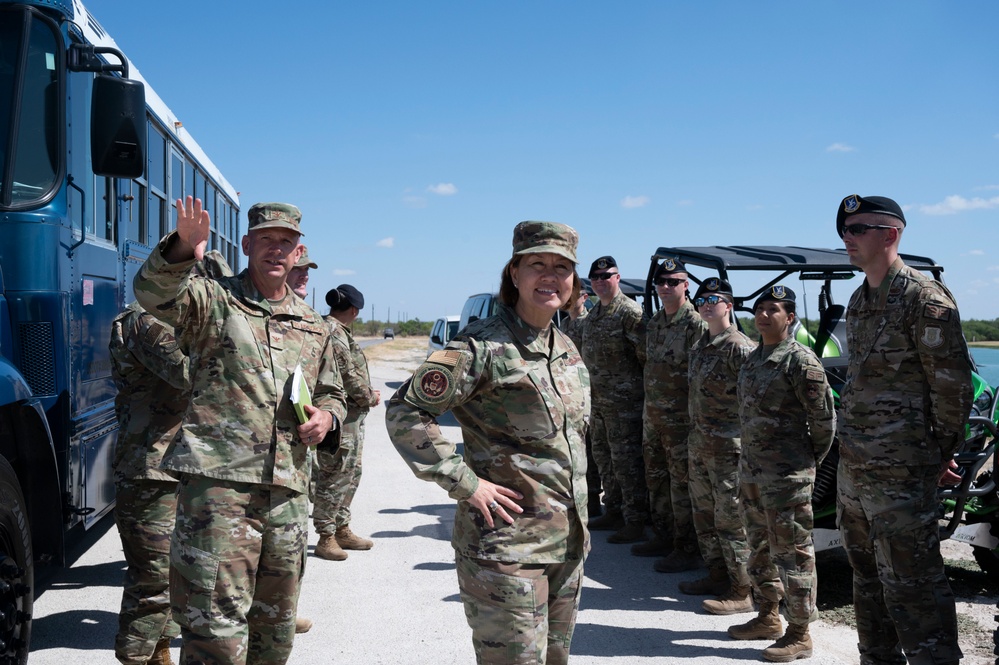 CMSAF JoAnne Bass Visits Laughlin Air Force Base 2022