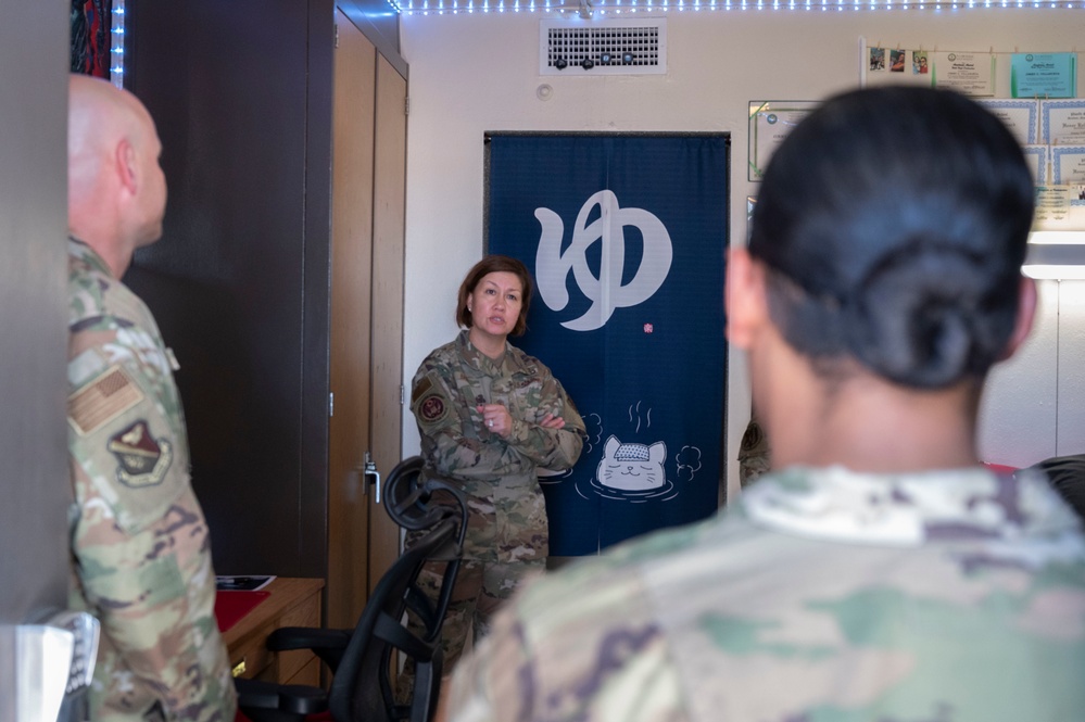 CMSAF JoAnne Bass Visits Laughlin Air Force Base 2022