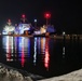 Coast Guard vessels line the pier at Grand Haven Coast Guard Festival