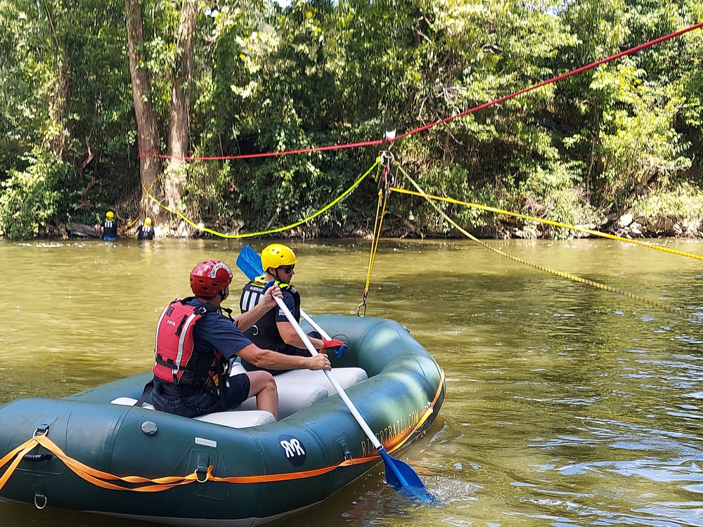 167th Firefighters obtain new skills through swift water rescue training