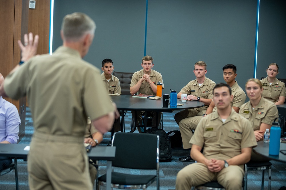 USNA graduates presented their counternarcotics presentations to leaders of the SCOUT initiative.