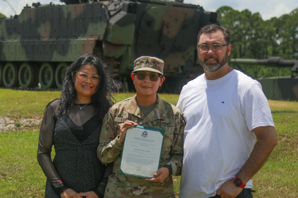 3rd ID PAO Promotion Ceremony – Sgt. Summer Keiser