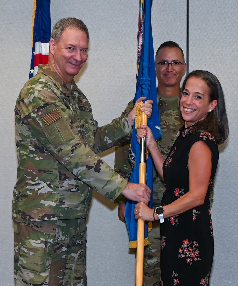 2022 honorary commanders visit Alamo Wing