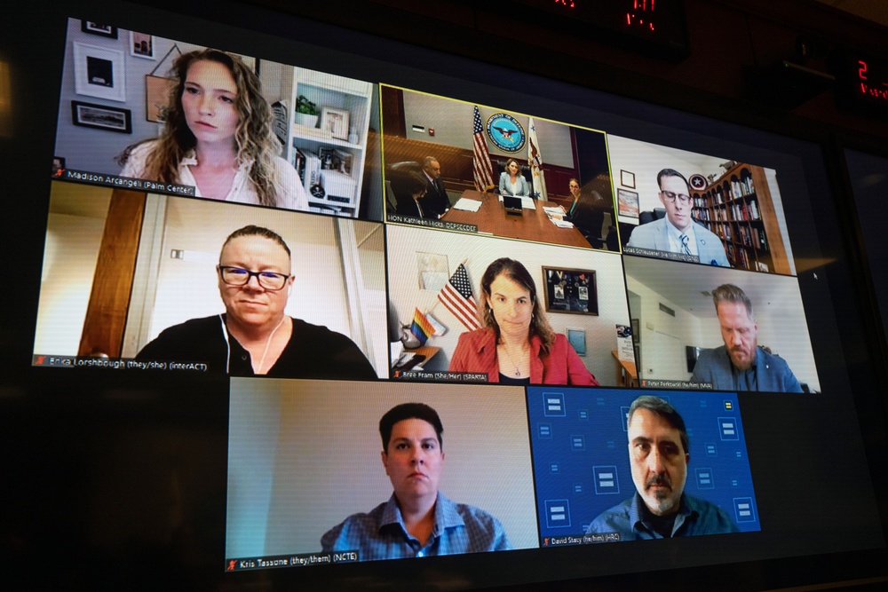 Deputy Secretary Hicks Hosts Discussion with LGBTQ+ Advocates
