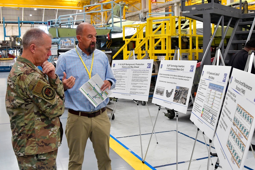 Gen. Mark D. Kelly visits Hill AFB