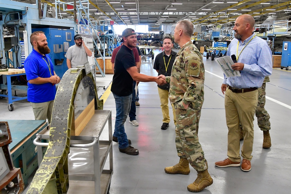 Gen. Mark D. Kelly visits Hill AFB