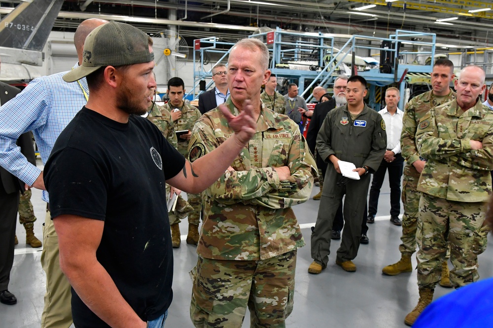 Gen. Mark D. Kelly visits Hill AFB