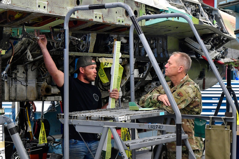 Gen. Mark D. Kelly visits Hill AFB