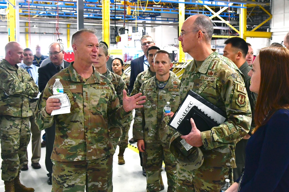 Gen. Mark D. Kelly visits Hill AFB