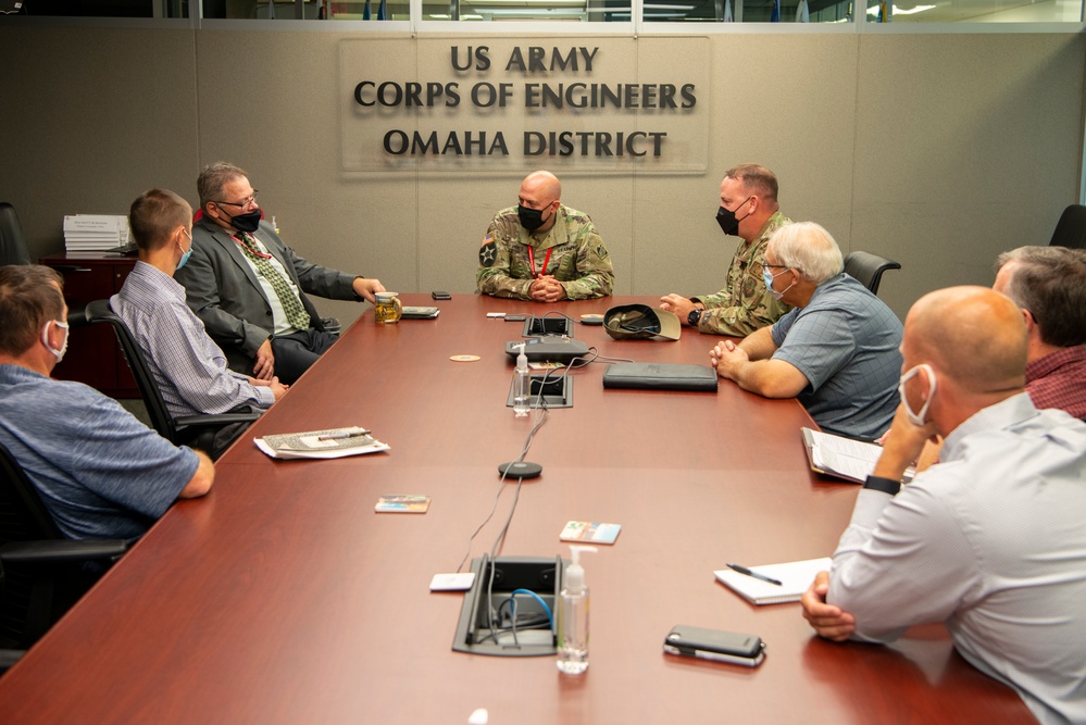 USACE leaders meet with AFCEC NDR commander