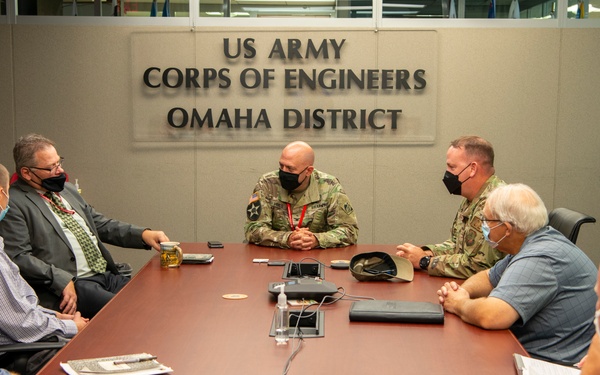 USACE leaders meet with AFCEC NDR commander
