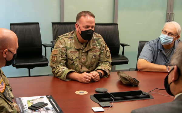 USACE leaders meet with AFCEC NDR commander