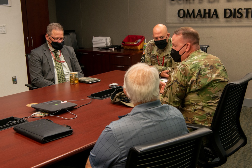 USACE leaders meet with AFCEC NDR commander