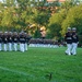 Marine Barracks Washington performs the final sunset parade of the 2022 season.