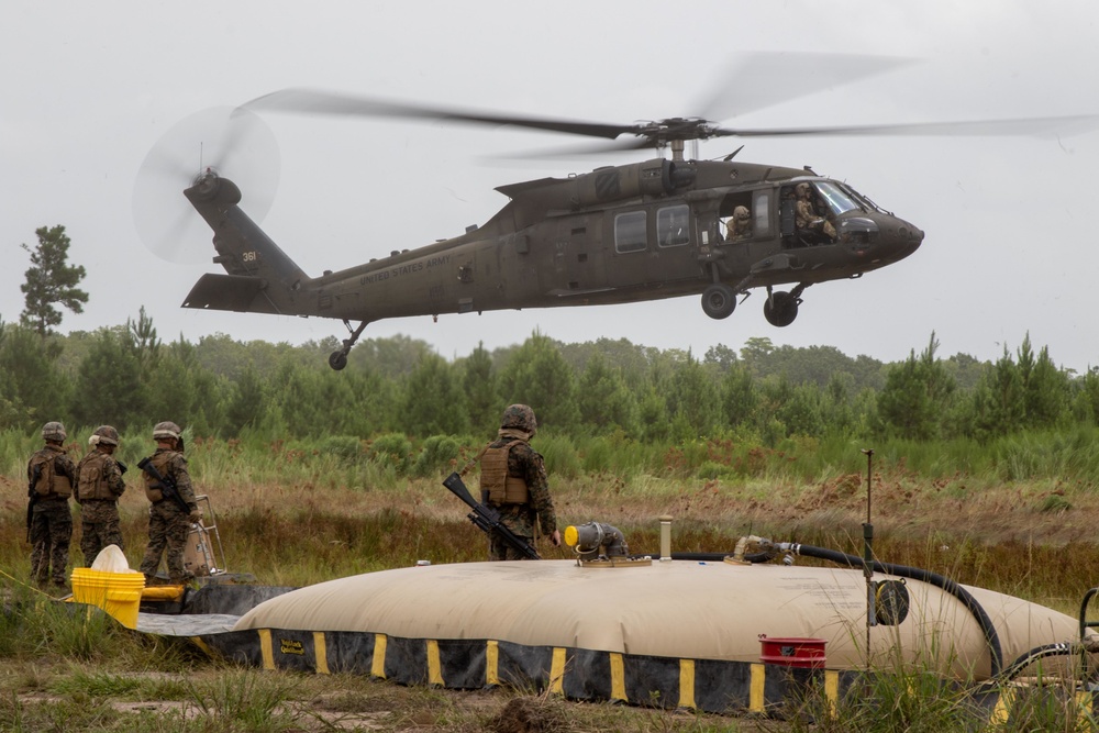 3rd CAB Conducts Joint Forward Arming and Refueling Point