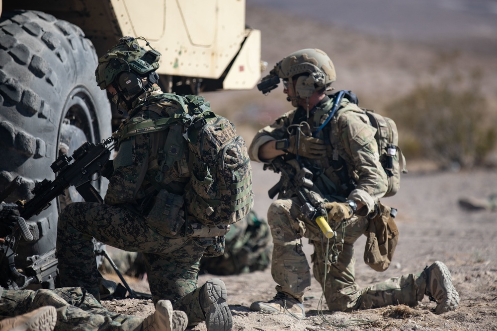 Republic of Korea Special Warfare Command, 1st Special Forces Group (Airborne) strengthen their skills and alliance at NTC