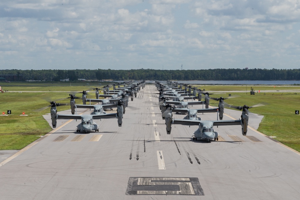 Full Tilt: 2nd MAW MV-22B Ospreys Prepare to Fly
