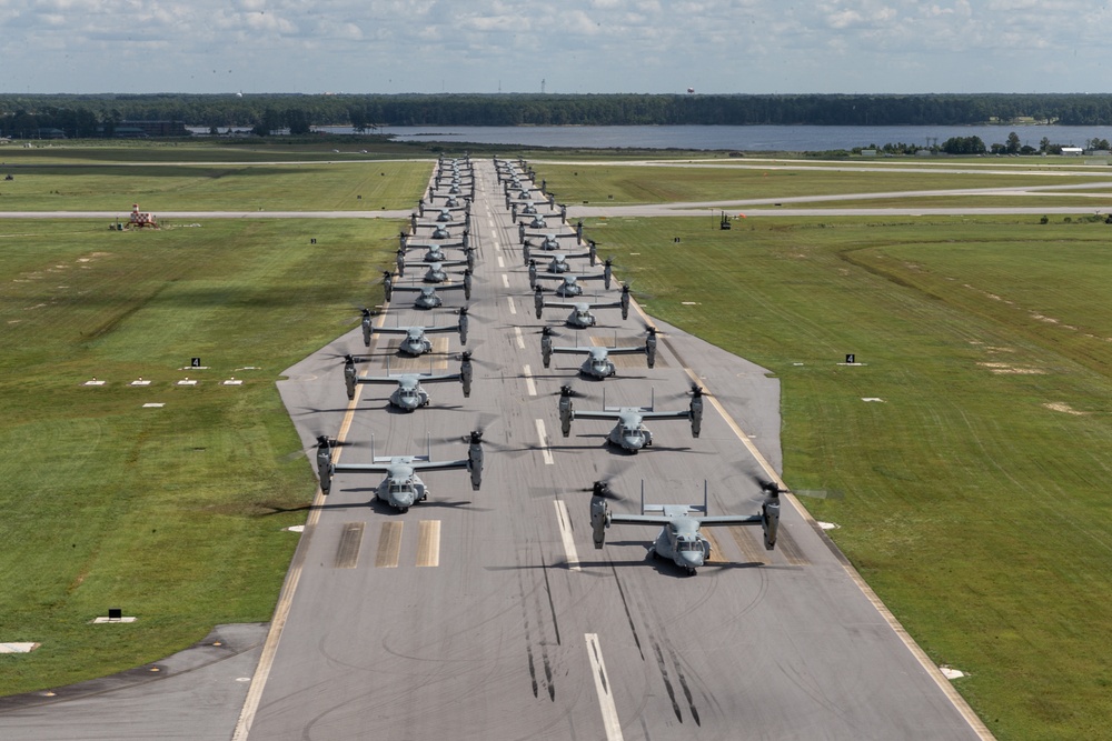 Full Tilt: 2nd MAW MV-22B Ospreys Prepare to Fly