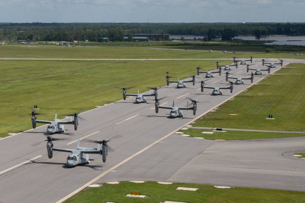 Full Tilt: 2nd MAW MV-22B Ospreys Prepare to Fly
