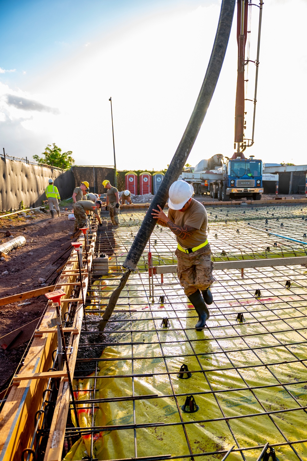 Servicemembers of the 163D Civil Engineering Squadron Complete Individual Readiness Training for the Hawaii Special Olympics