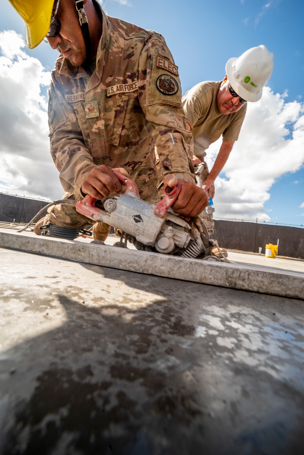 Servicemembers of the 163D Civil Engineering Squadron Complete Individual Readiness Training for the Hawaii Special Olympics