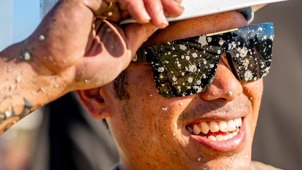 Servicemembers of the 163D Civil Engineering Squadron complete Individual Readiness Training for the Hawaii Special Olympics