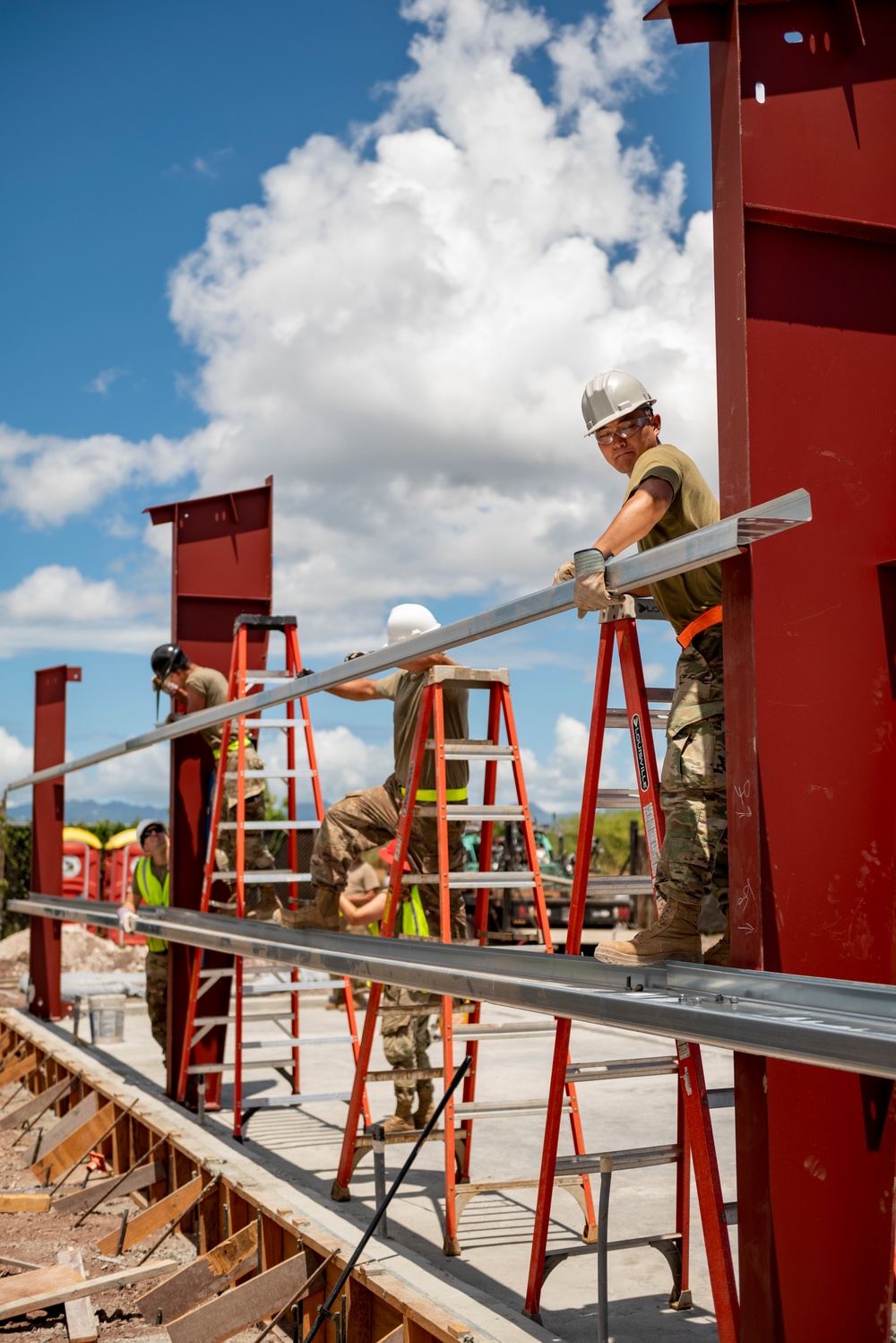 Servicemembers of the 163D Civil Engineering Squadron Complete Individual Readiness Training for the Hawaii Special Olympics