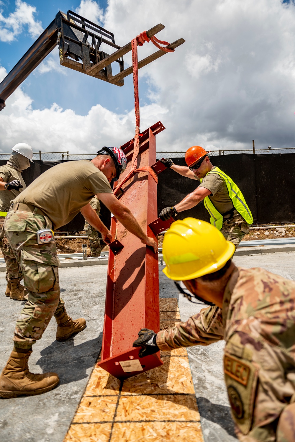 Servicemembers of the 163D Civil Engineering Squadron Complete Individual Readiness Training for the Hawaii Special Olympics