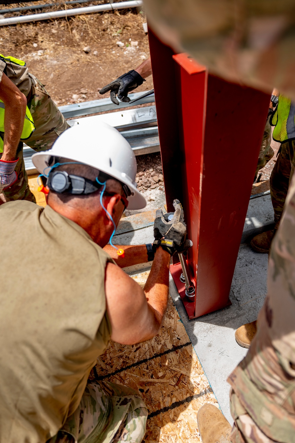 Servicemembers of the 163D Civil Engineering Squadron Complete Individual Readiness Training for the Hawaii Special Olympics