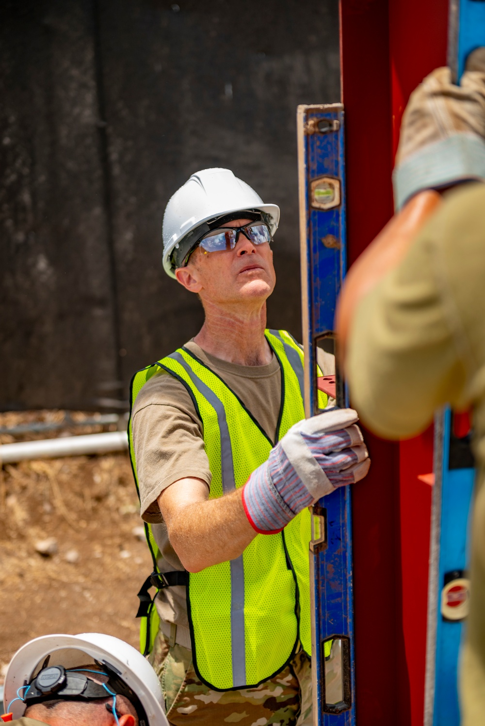 Servicemembers of the 163D Civil Engineering Squadron Complete Individual Readiness Training for the Hawaii Special Olympics