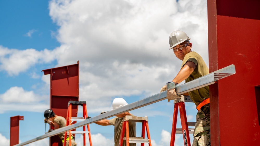 Servicemembers of the 163D Civil Engineering Squadron Complete Individual Readiness Training for the Hawaii Special Olympics