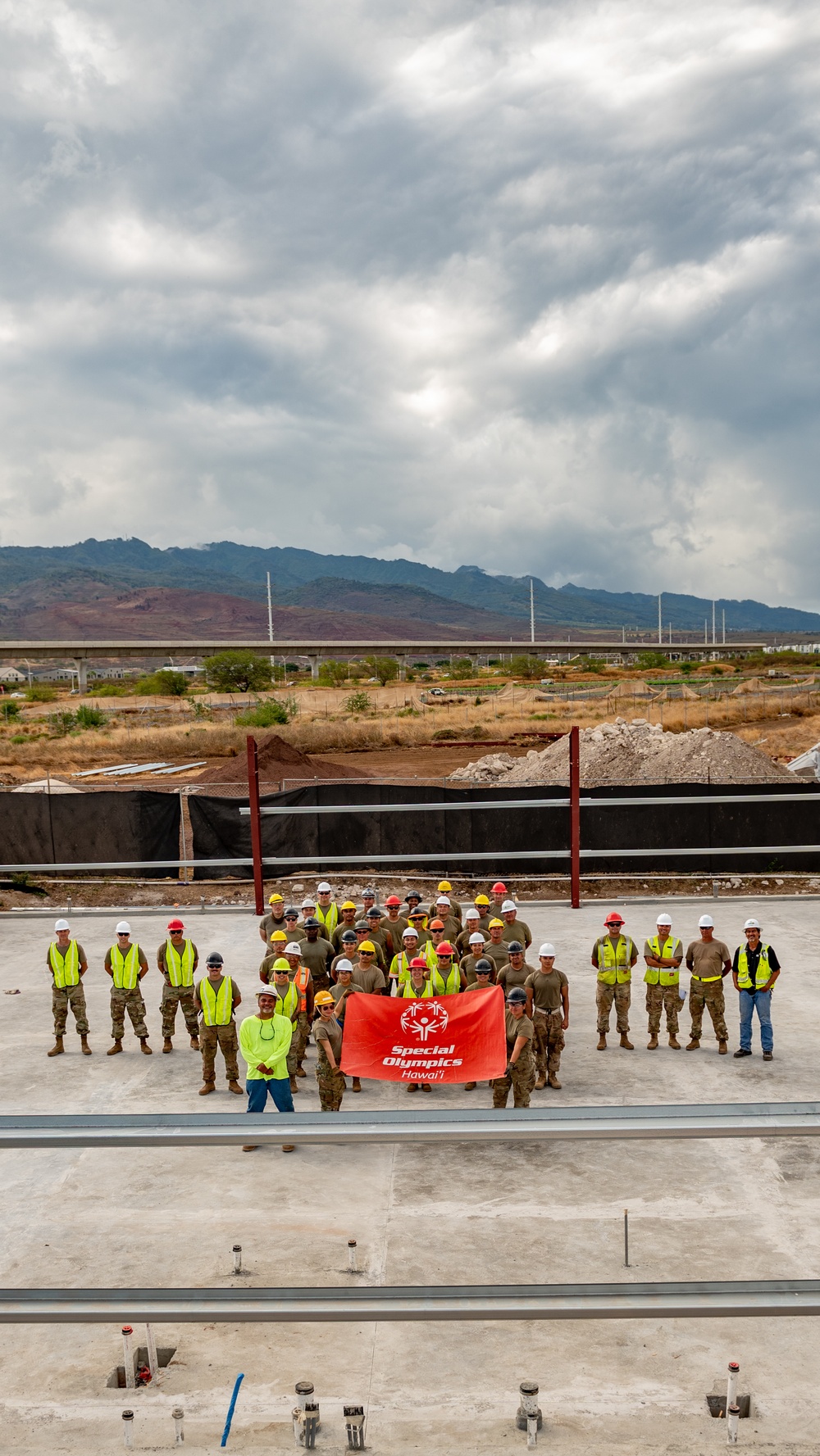 Servicemembers of the 163D Civil Engineering Squadron Complete Individual Readiness Training for the Hawaii Special Olympics