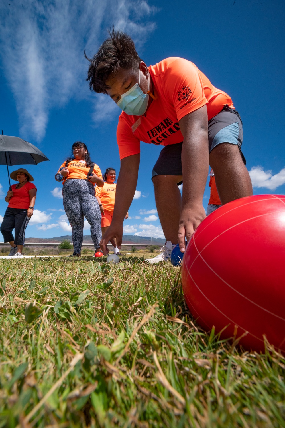 Servicemembers of the 163D Civil Engineering Squadron Complete Individual Readiness Training for the Hawaii Special Olympics