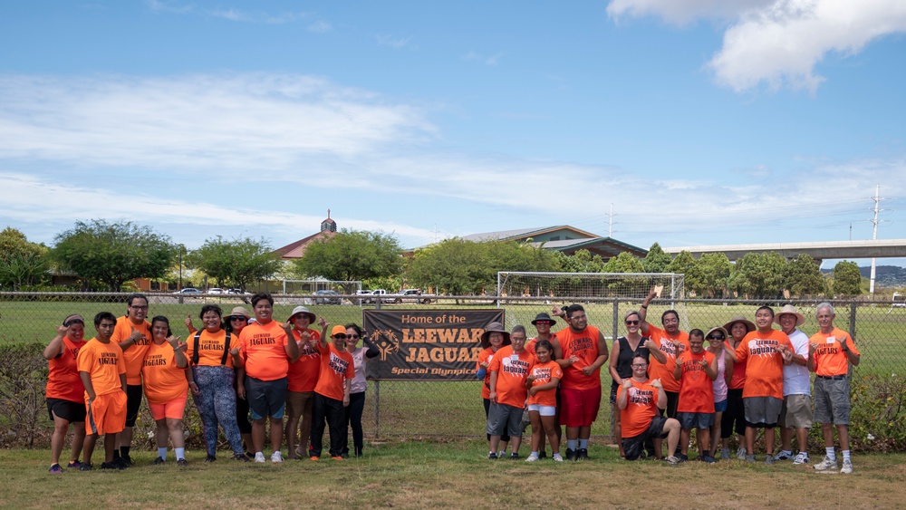 Servicemembers of the 163D Civil Engineering Squadron Complete Individual Readiness Training for the Hawaii Special Olympics