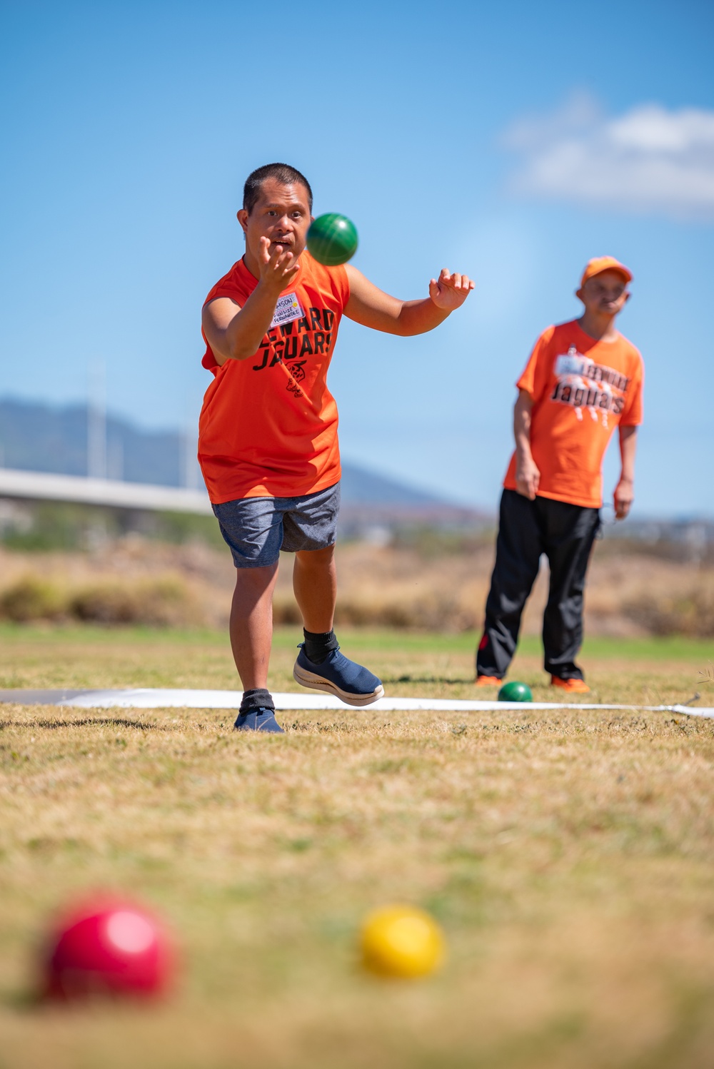 Servicemembers of the 163D Civil Engineering Squadron Complete Individual Readiness Training for the Hawaii Special Olympics