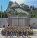 Officer candidates celebrate graduation at Mt. Rushmore