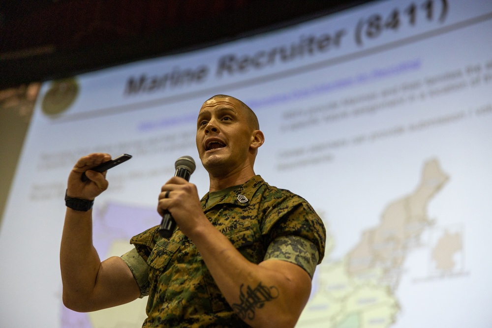 Four more for the Corps: MMEA hosts enlisted assignment roadshow