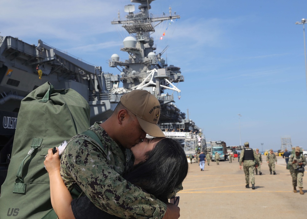 George H.W. Bush Carrier Strike Group Deploys