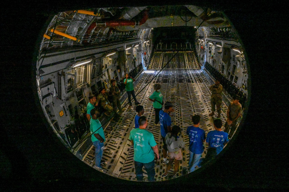 OBAP’s ACE academy visits the 15th Wing