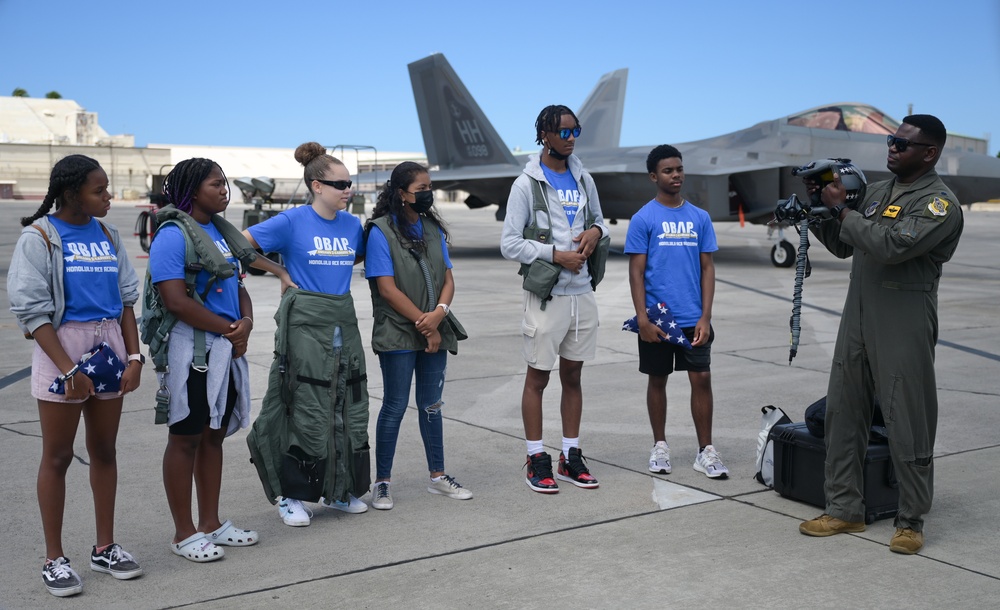 OBAP’s ACE academy visits the 15th Wing