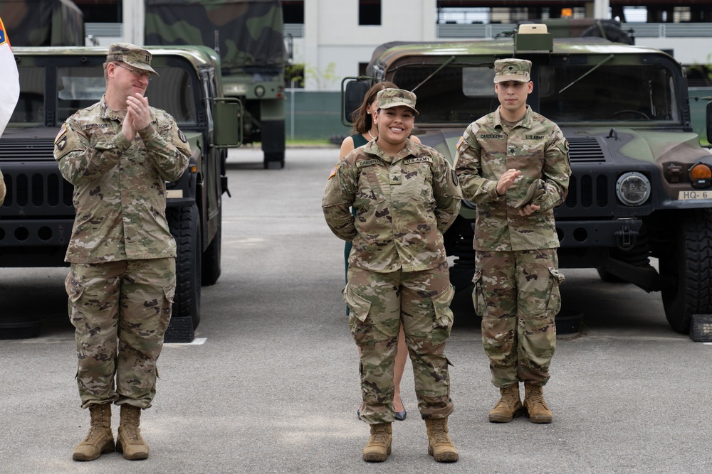 Sgt. Vanesa Cardenas Promotion