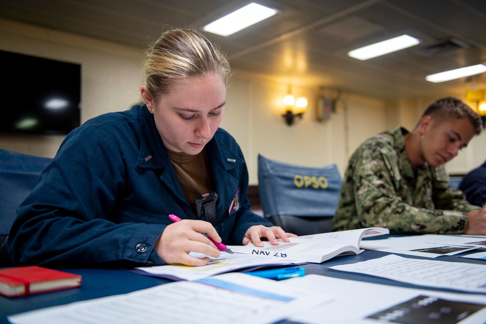 USS America (LHA 6) Conducts a Rules of the Road Test