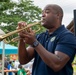 Pacific Partnership 2022 Band performs at Erngul Park